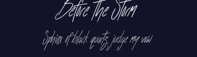 Before the Storm by JSH creates — Script Handwritten Font — thumbnail 2
