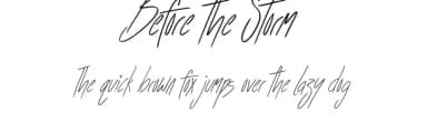 Before the Storm by JSH creates — Script Handwritten Font — thumbnail 1