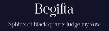 Begifta by Letterena Studios — Serif Font — thumbnail 2