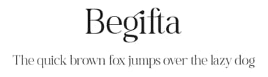 Begifta by Letterena Studios — Serif Font — thumbnail 1