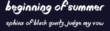 Beginning of Summer by JSH creates — Script Handwritten Font — thumbnail 2