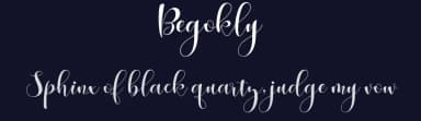Begokly by Moly Mol — Script Handwritten Font — thumbnail 2