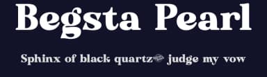 Begsta Pearl by Letterena Studios — Serif Font — thumbnail 2