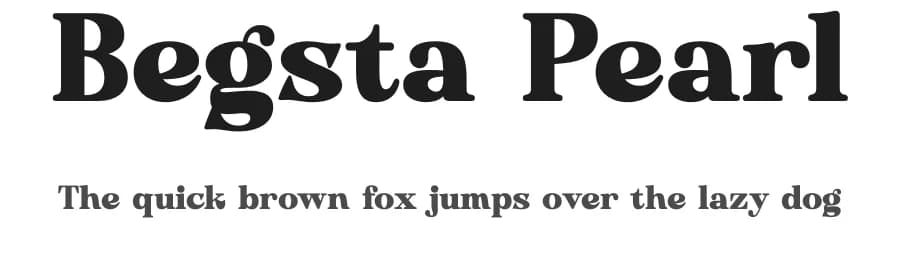 Begsta Pearl by Letterena Studios — Serif Font