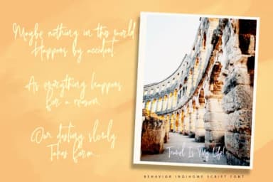 Behavior Indihome Font by aldedesign — Script Handwritten Font — thumbnail 5