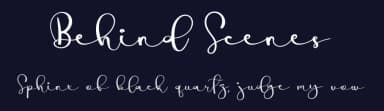 Behind Scenes by Erik Studio — Script Handwritten Font — thumbnail 2