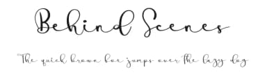 Behind Scenes by Erik Studio — Script Handwritten Font — thumbnail 1