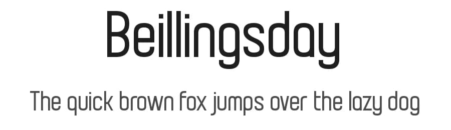Beillingsday by Chequered Ink — Sans Serif Font