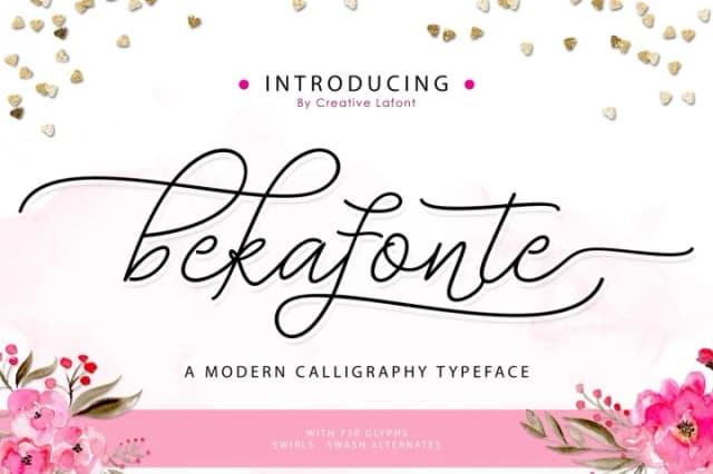 Bekafonte Font by barland — Script Handwritten Font