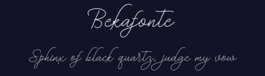 Bekafonte by Barland — Script Handwritten Font — thumbnail 2