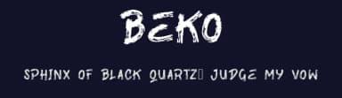 Beko by kokostd — Script Handwritten Font — thumbnail 2