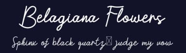 Belagiana Flowers by Edric Studio — Script Handwritten Font — thumbnail 2