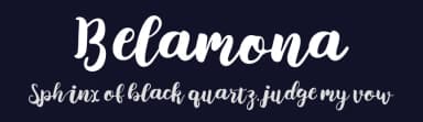 Belamona by Fanastudio — Script Handwritten Font — thumbnail 2