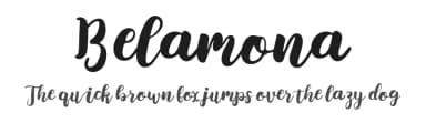 Belamona by Fanastudio — Script Handwritten Font — thumbnail 1
