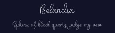 Belandia by Typefar — Script Handwritten Font — thumbnail 2