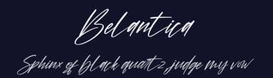 Belantica by Perspectype Studio - Letterena.com — Script Handwritten Font — thumbnail 2