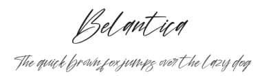 Belantica by Perspectype Studio - Letterena.com — Script Handwritten Font — thumbnail 1