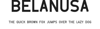 Belanusa by Adhi Abel — Sans Serif Font — thumbnail 1