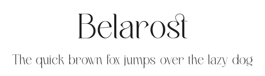 Belarost by Penatic Studio — Serif Font