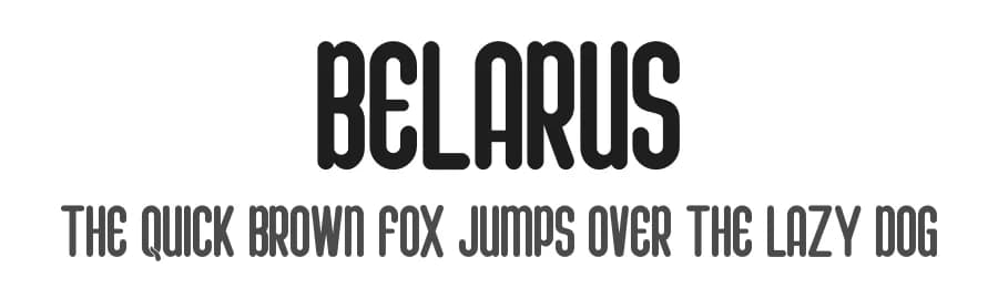 Belarus by Skiiller Studio — Sans Serif Font