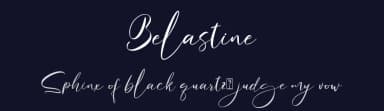 Belastine by Sarif Letter — Script Handwritten Font — thumbnail 2