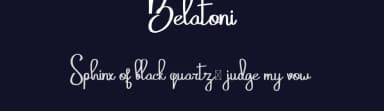 Belatoni by Eknoji Studio — Script Handwritten Font — thumbnail 2