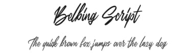 Belbing Script by Colative Studio — Script Handwritten Font — thumbnail 1