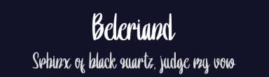 Beleriand by Typotopia Studio — Script Handwritten Font — thumbnail 2