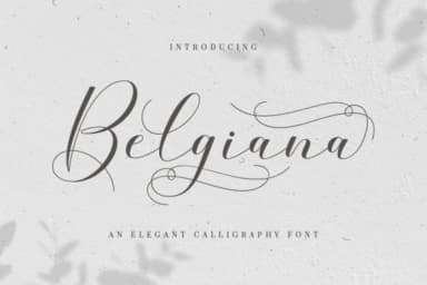 Belgiana Font by Megatype — Script Handwritten Font — thumbnail 1