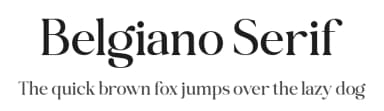 Belgiano Serif by Fajarisha Phonna — Serif Font — thumbnail 1