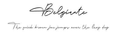 Belgiante by RantautypeStudio — Script Handwritten Font — thumbnail 1