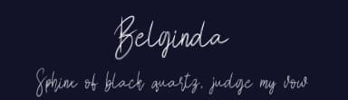 Belginda by Scratchones — Script Handwritten Font — thumbnail 2