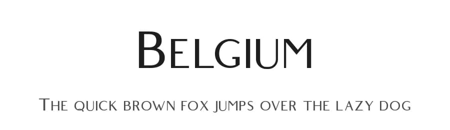 Belgium by Craft Supply Co. — Sans Serif Font