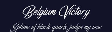 Belgium Victory by Perspectype Studio - Letterena.com — Script Handwritten Font — thumbnail 2