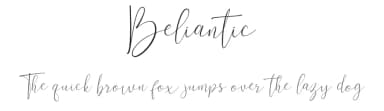 Beliantic by Hoperative — Script Handwritten Font — thumbnail 1