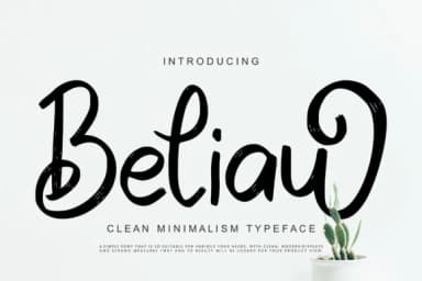 Beliau Font by Vunira — Script Handwritten Font — thumbnail 1