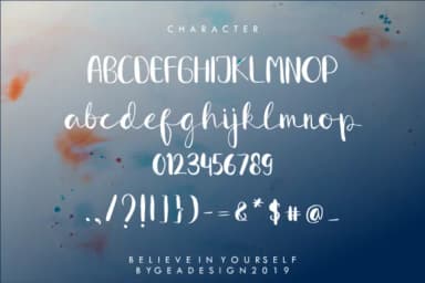 Believe in Yourself Font by geadesign — Script Handwritten Font — thumbnail 2