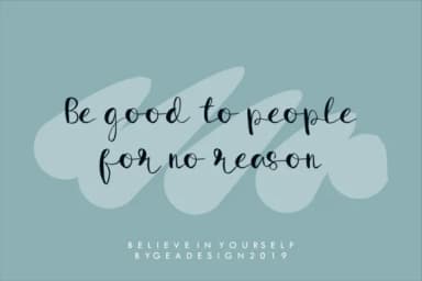 Believe in Yourself Font by geadesign — Script Handwritten Font — thumbnail 5