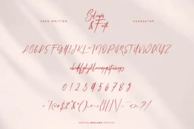 Believes and Faith Font by Maulana Creative — Script Handwritten Font — thumbnail 6