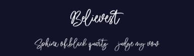Believest by Maulana Creative — Script Handwritten Font — thumbnail 2