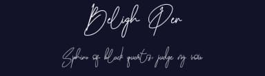 Beligh Pen by raan typeface — Script Handwritten Font — thumbnail 2