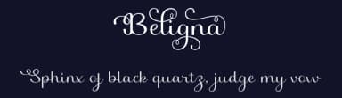 Beligna by Utopia 19 — Script Handwritten Font — thumbnail 2