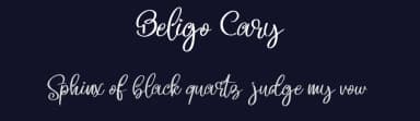 Beligo Cary by Vunira Design — Script Handwritten Font — thumbnail 2