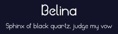 Belina by Letter Jos — Sans Serif Font — thumbnail 2