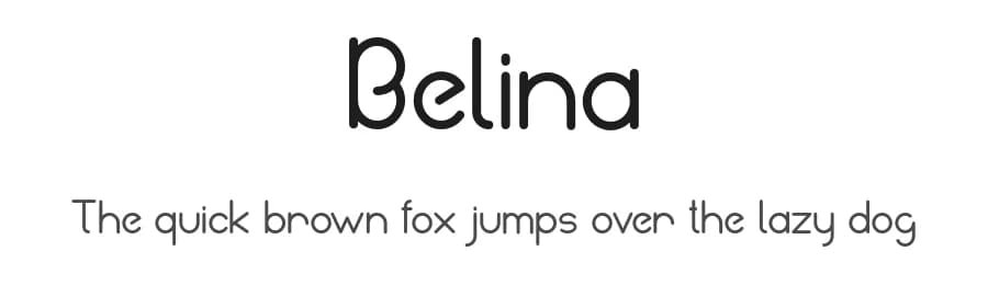 Belina by Letter Jos — Sans Serif Font