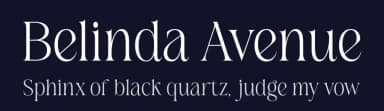 Belinda Avenue by BrandSemut — Serif Font — thumbnail 2