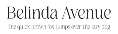 Belinda Avenue by BrandSemut — Serif Font — thumbnail 1