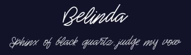 Belinda by Ali Hamidi — Script Handwritten Font — thumbnail 2