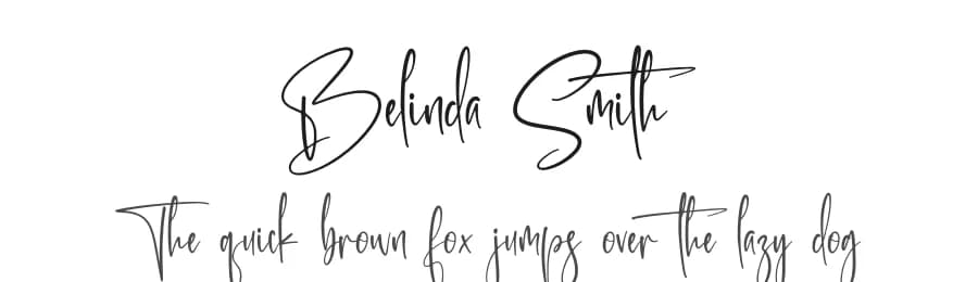 Belinda Smith by Letterena Studios — Script Handwritten Font