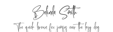 Belinda Smith by Letterena Studios — Script Handwritten Font — thumbnail 1